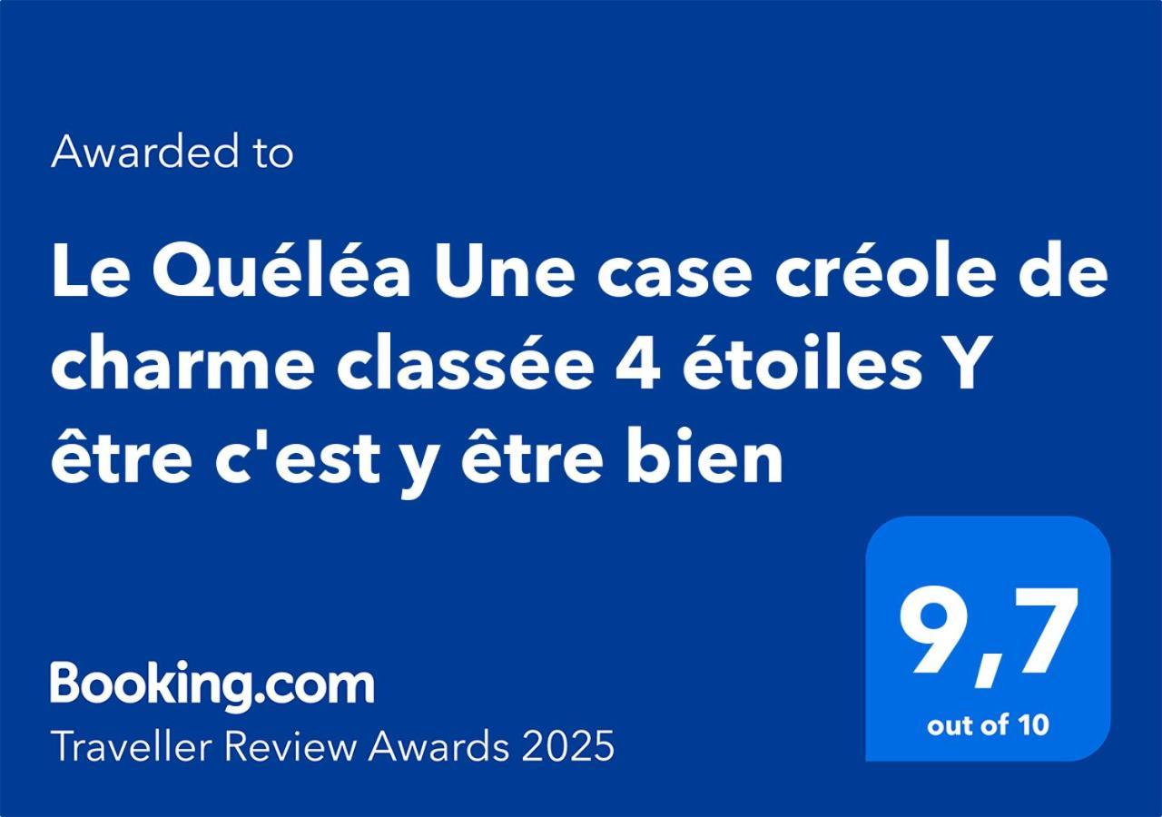 Le Quelea Une Case Creole De Charme Classee 4 Etoiles Y Etre C'Est Y Etre Bien Noël Exteriér fotografie
